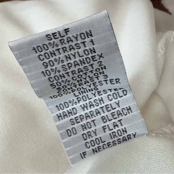 Lapis White Lace Maxi Skirt with Brown Waistband - Picture 15 of 15